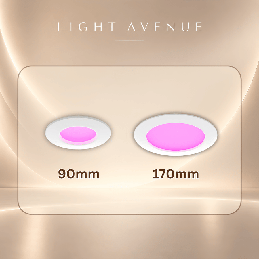 Philips Hue Smart Slim Downlight 90mm/170mm White & RGB Colour Ambience
