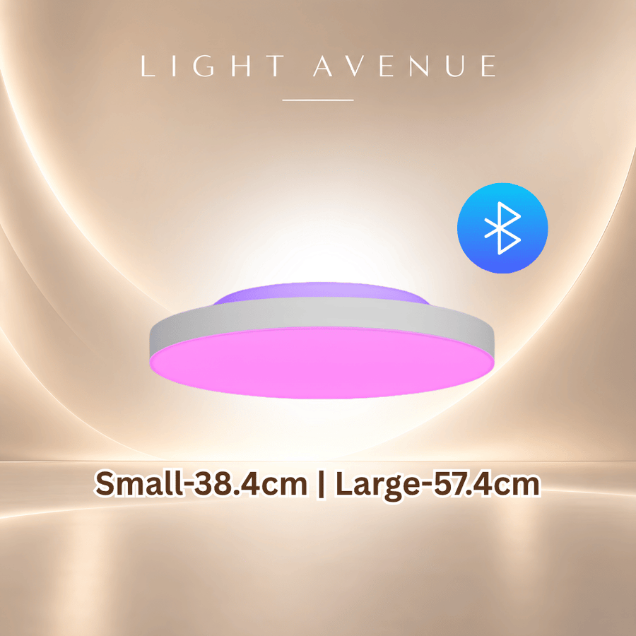 Philips Hue Datura Smart Ceiling Light Slim Design with Diffused Backlight | 38.4cm/57.4cm