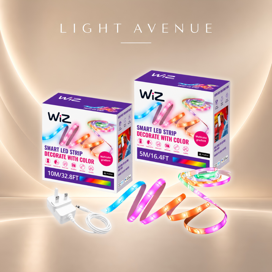 WiZ RGBIC LED Strip Light 5M/10M Type-G GM with UK Plug