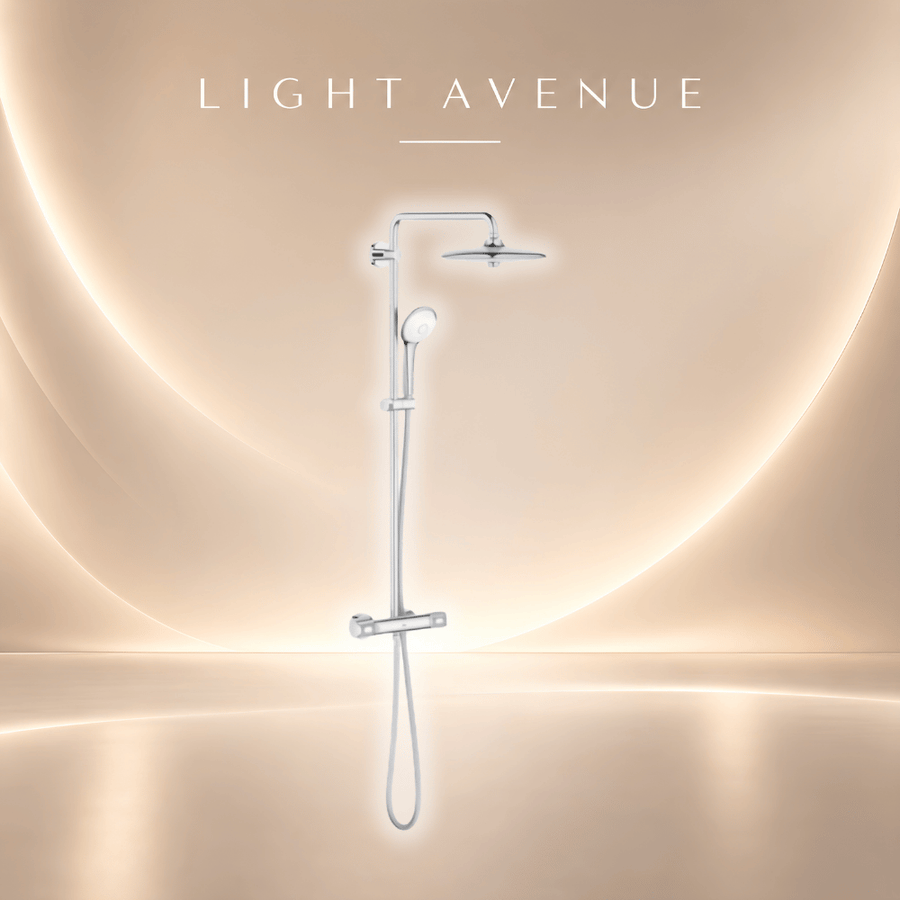 GROHE Euphoria 260 Shower System with Thermostatic Shower Mixer – 27296003