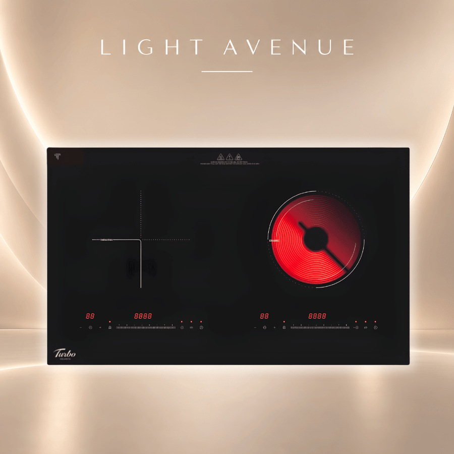 Turbo Italia THC-002 75cm 2 Zones Hybrid Hob with Induction & Ceramic Zones — product product image 1 at Light Avenue Singapore