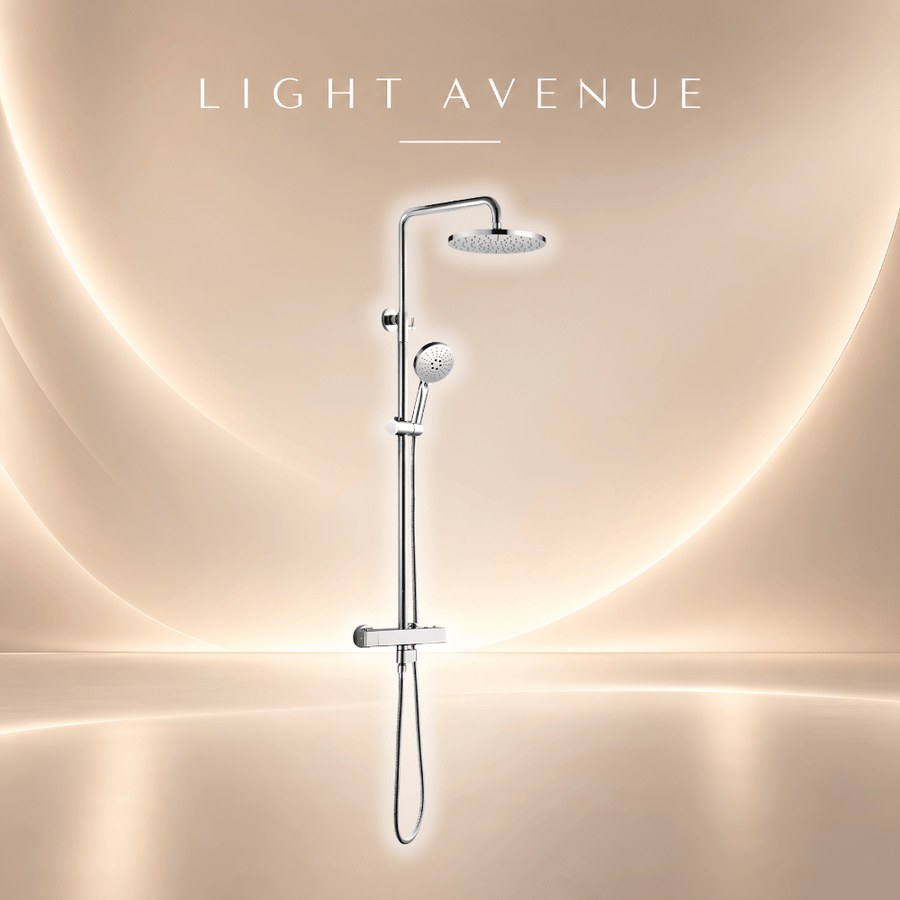 Rigel Thermostatic 3 in 1 Shower Set - Chrome - R-TSME8055B