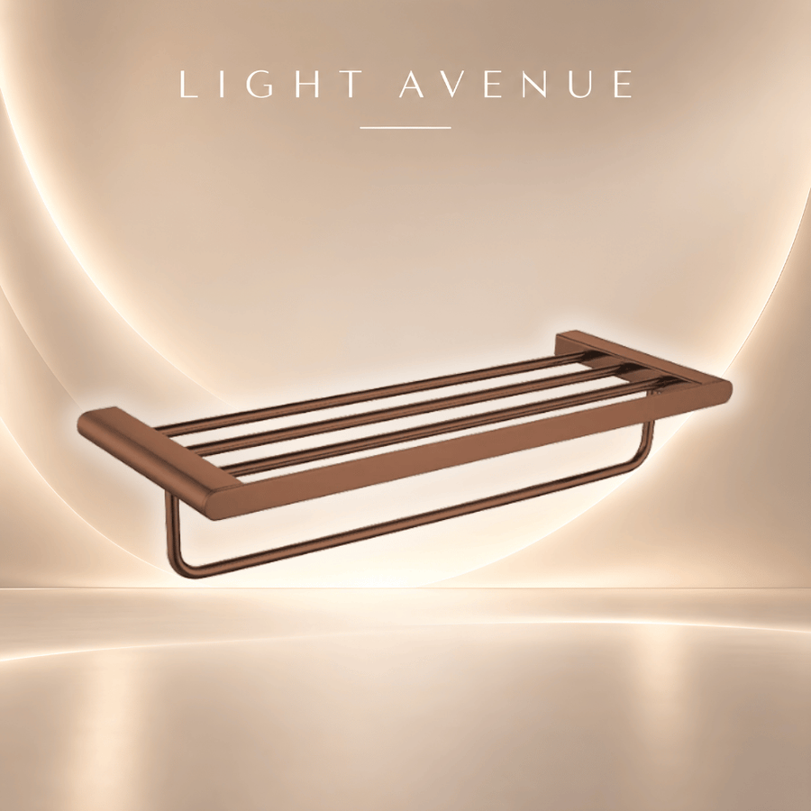 Rigel Towel Shelf (Brushed Copper) - TS2215-BrCu