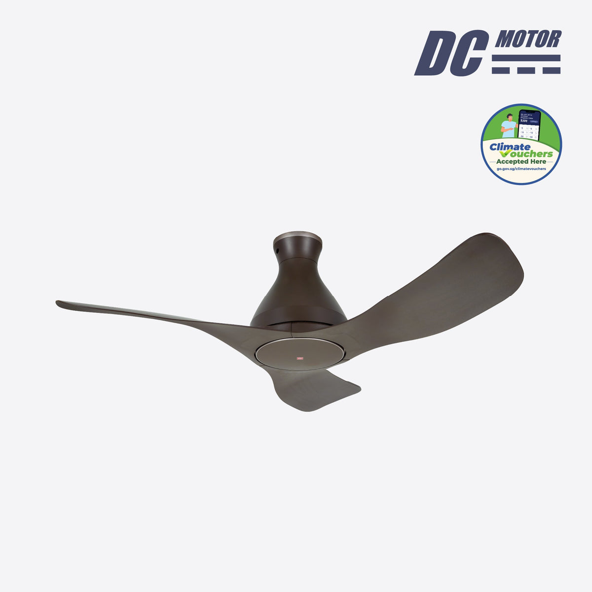 KDK Airy E48HP Ceiling Fan 48 Inch *No LED* (3 Blade Ceiling Fan)