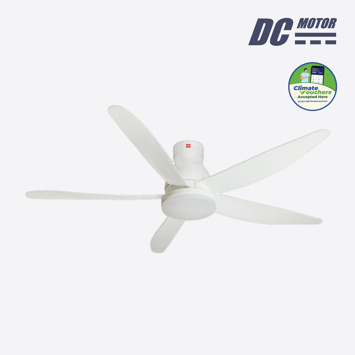 KDK U60FW Ceiling Fan 60inch with LED (5 Blade Ceiling Fan)