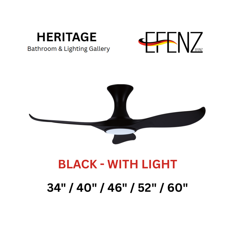 Efenz NEW 2023 Hugger Series Smart Ceiling Fan with Samsung LED
