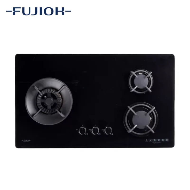 FH-GS5030 SVGL GAS HOB WITH 3 DIFFERENT BURNER SIZE
