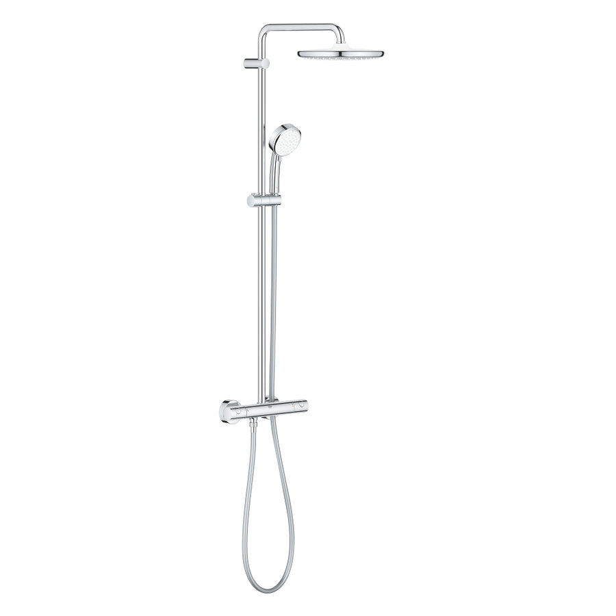 Grohe 26 670 000 Tempesta Cosmopolitian 250 Shower System with Thermostatic Shower Mixer