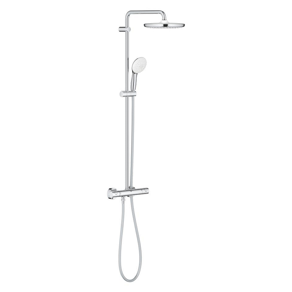 Grohe 26 670 001 Tempesta Cosmopolitan 250 Shower System with Thermostatic Shower Mixer