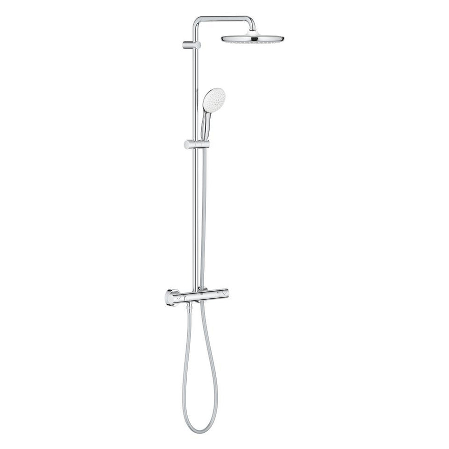 Grohe 26 670 001 Tempesta Cosmopolitan 250 Shower System with Thermostatic Shower Mixer
