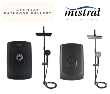 Mistral Instant Shower Heater With DC Pump MSH99