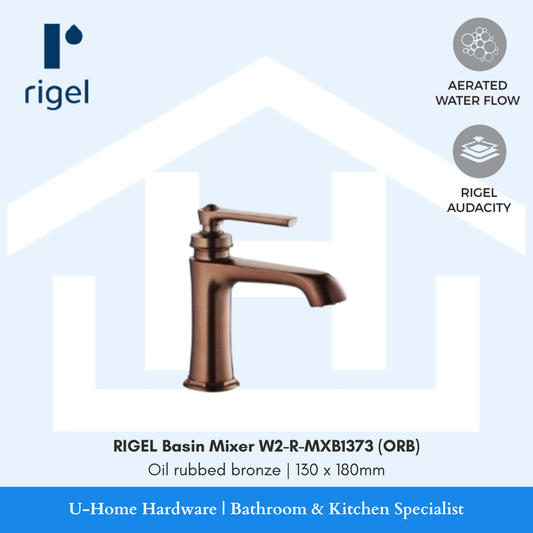 Rigel W2-R-MXB1373-ORB Basin Mixer - Oil rubbed bronze
