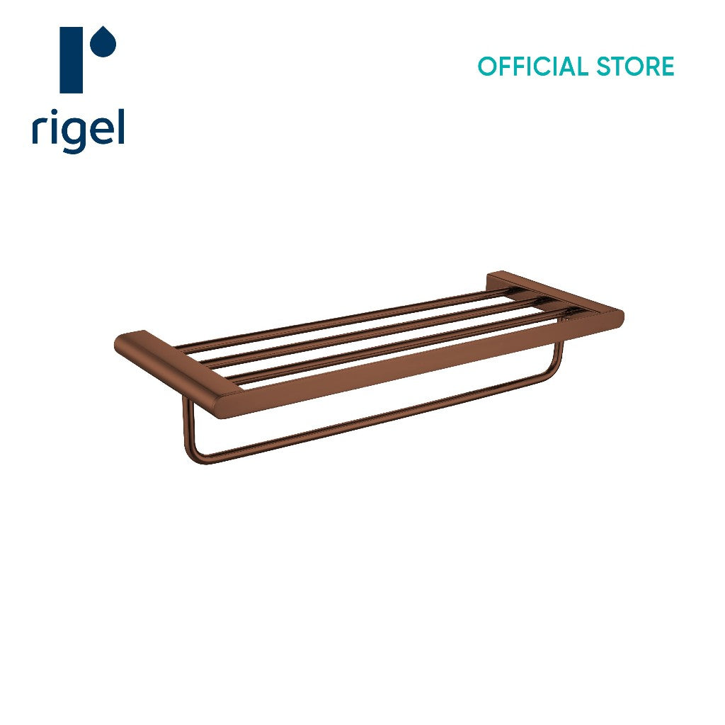 Rigel TS2215-BrCu Towel Shelf Brushed Copper