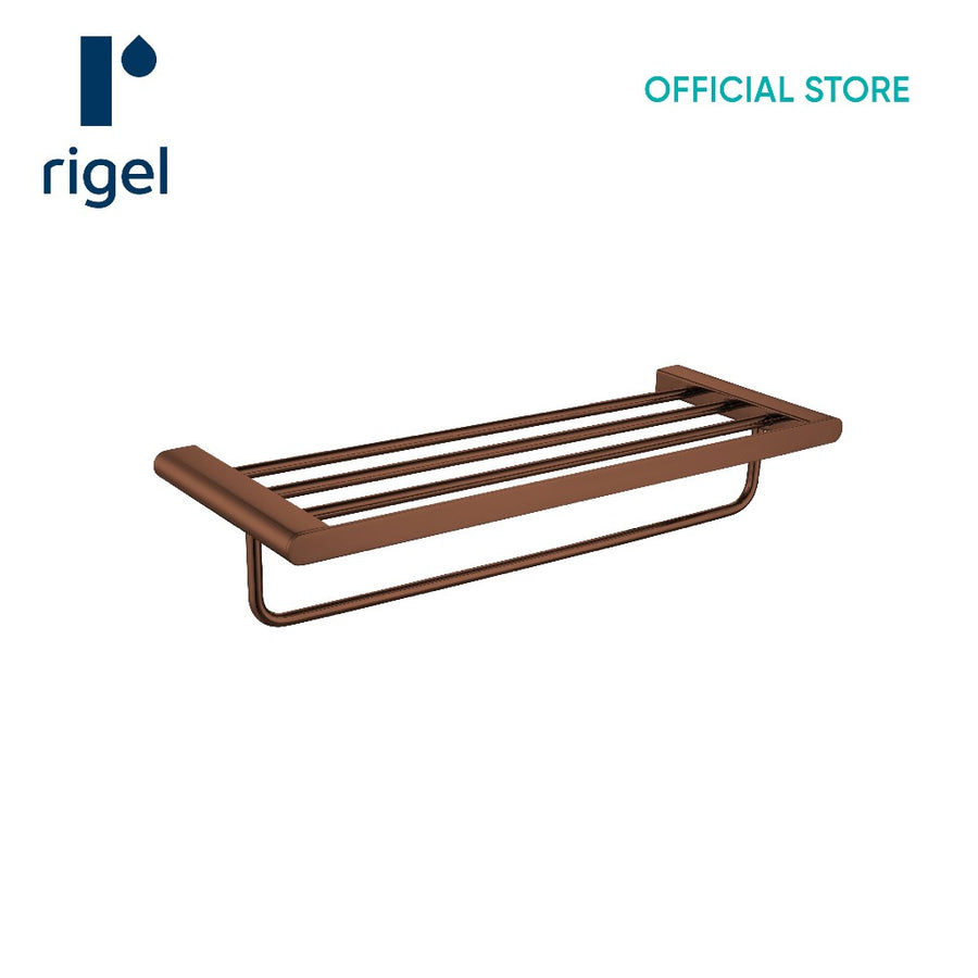 Rigel TS2215-BrCu Towel Shelf Brushed Copper