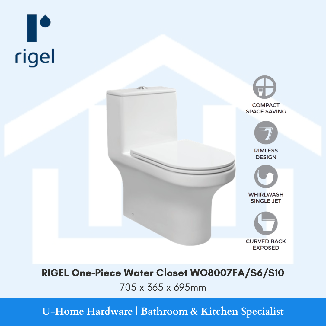 Rigel WO8007S10A One-Piece Water Closet