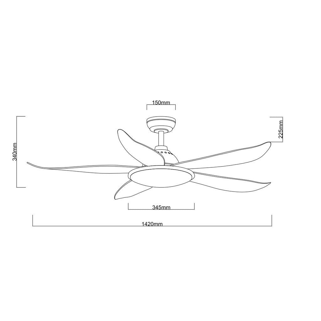 Fanco Tributo Ceiling Fan 46"/56"