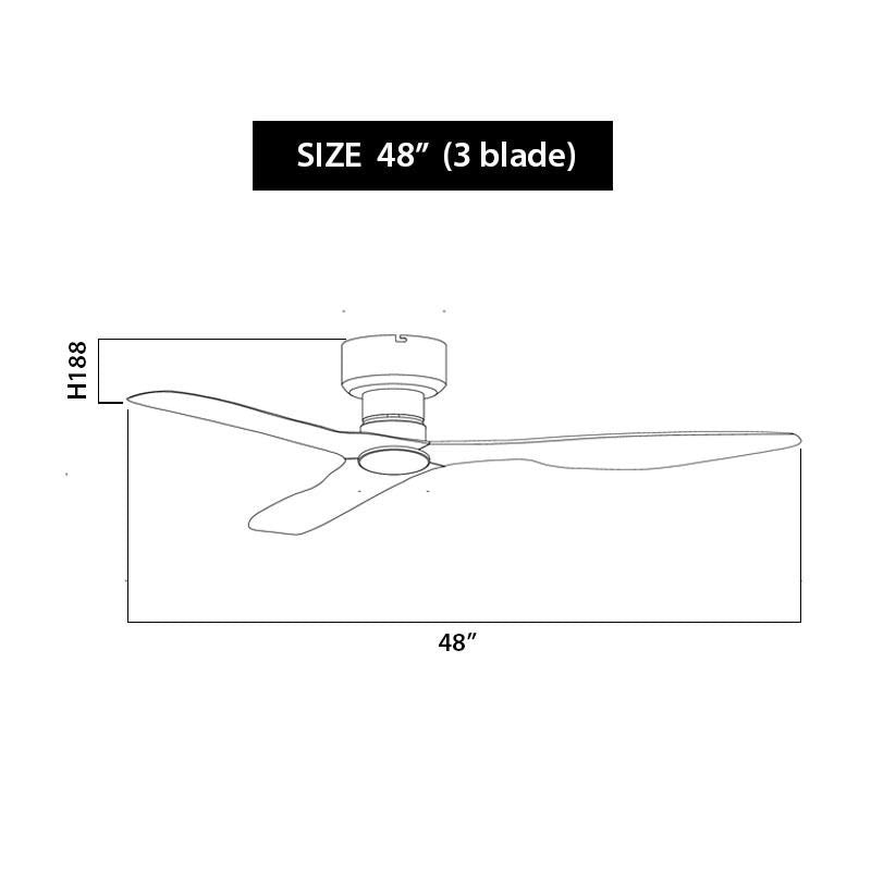 Fanco Hugger Ceiling Fan 48"