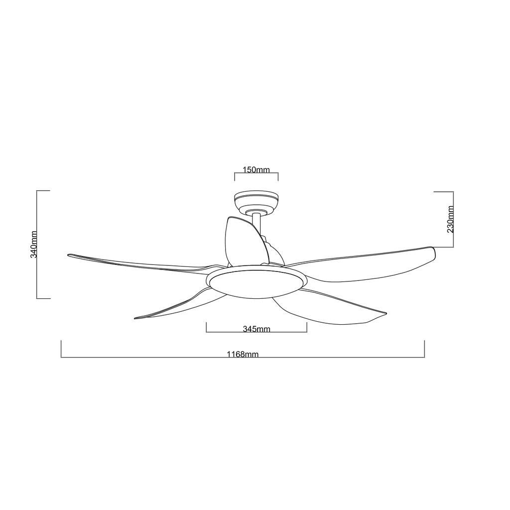 Fanco Tributo Ceiling Fan 46"/56"