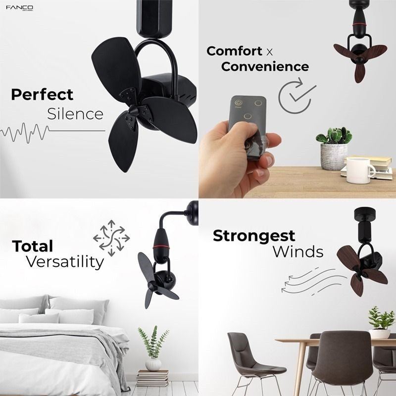 Fanco Dono Corner/Wall Fan 16"