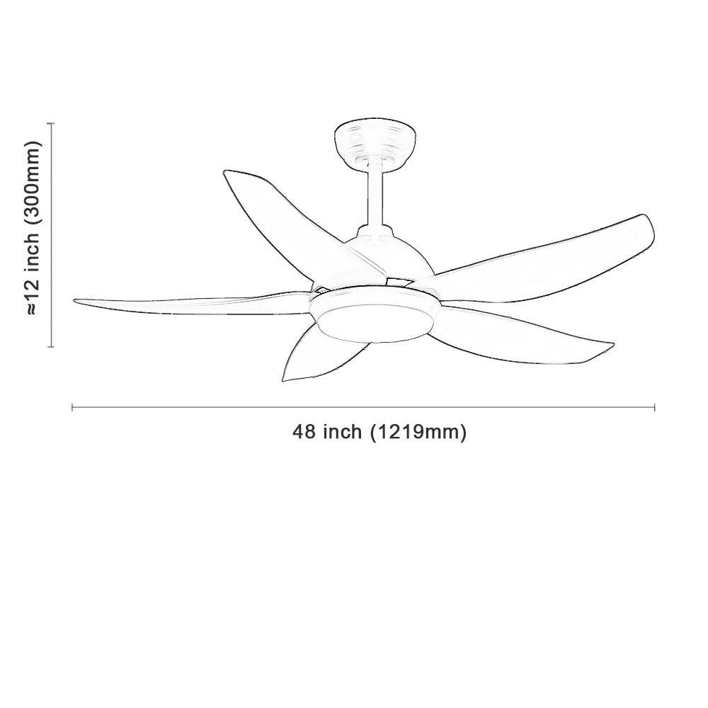 Fanco Galaxy 5 Ceiling Fan 38"/48"/56"