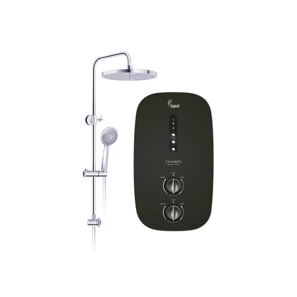Champs Instant Water Heater - Legend with Rain Shower