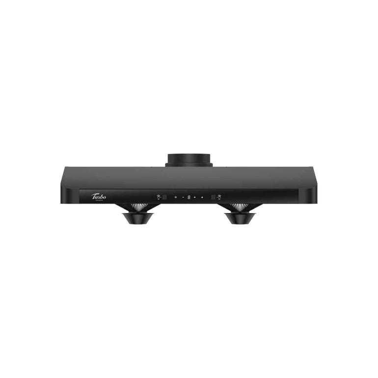 Turbo Italia TG21 Series 90cm Slim Hood Black/Stainless Steel
