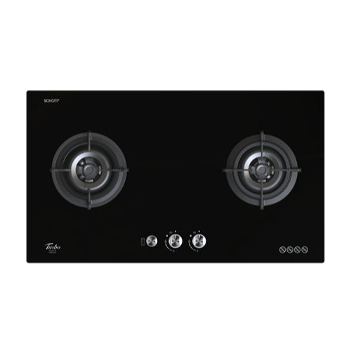 Turbo Incanto T882-SSV/GV-BK/GV-OW 88cm 2 Burners Built-in Hob