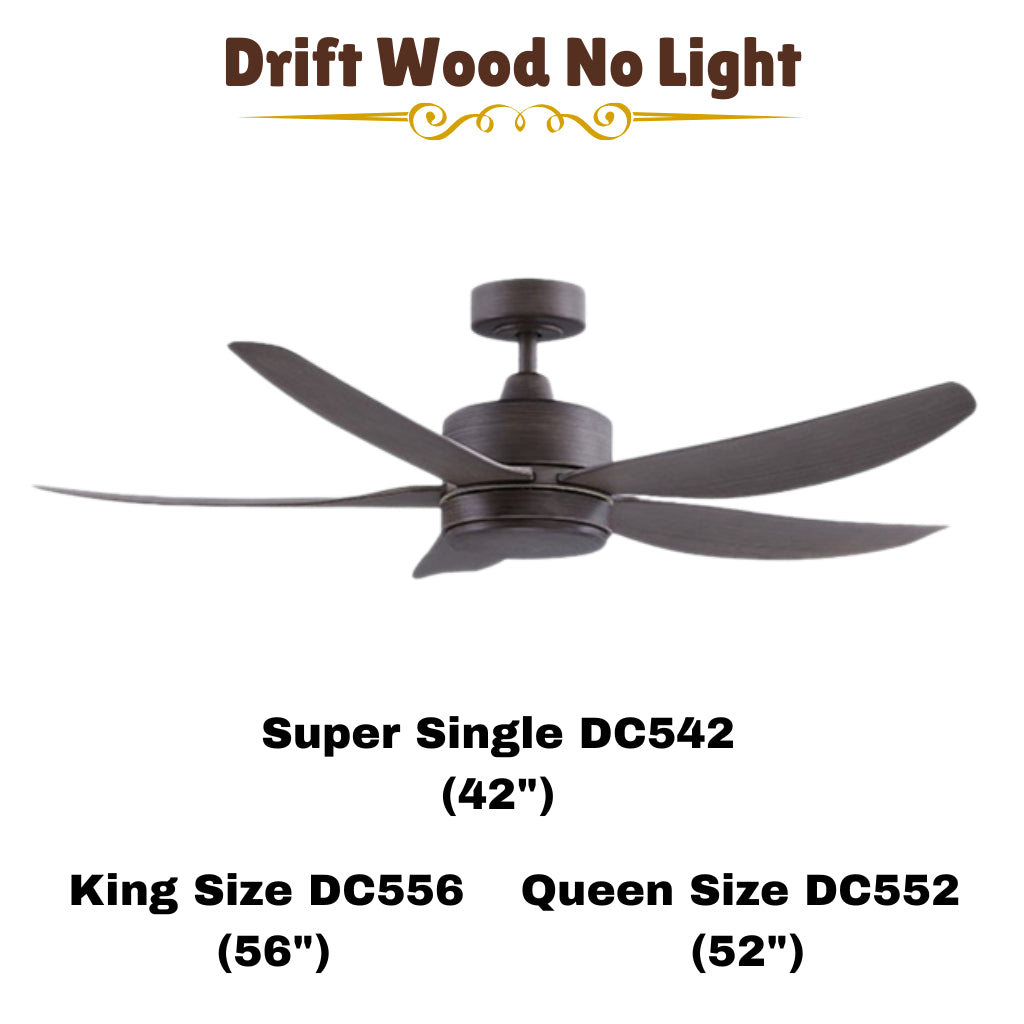 Samaire 5 Blades DC Ceiling Fan 42"/52"/56"
