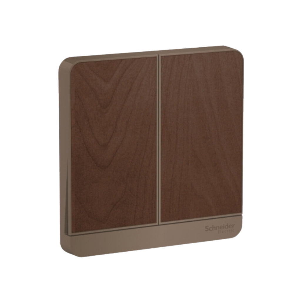 Schneider Electric AvatarOn Switch (Dark Wood)