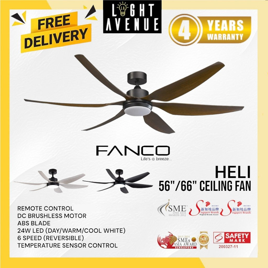 Fanco Heli Ceiling Fan 56"