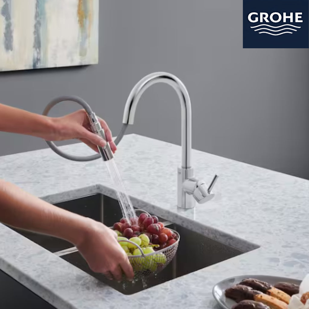 Grohe 32 918 000 Minta C-Spout Sink Mixer