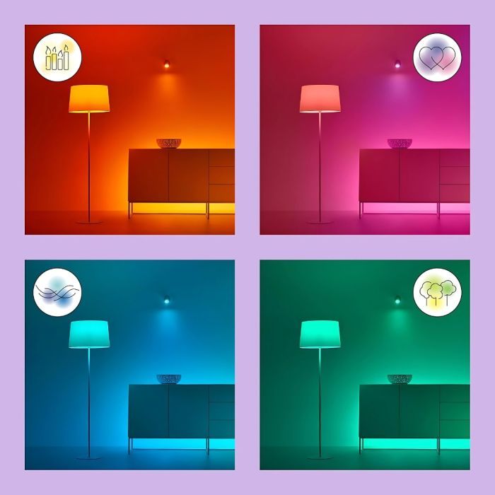 WiZ RGB LED Strip 15m with UK Plug 17W Type-G GM