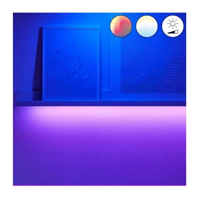 WiZ Smart WiFi RGB LED Strip Light 1m Extension 20W 2700k-6500k + RGB