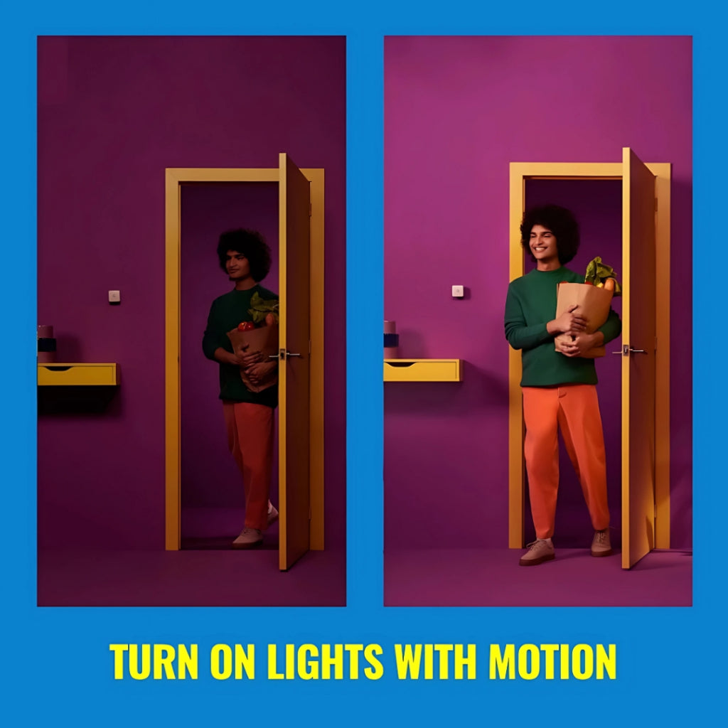 WiZ Smart WiFi Indoor Motion Sensor with batteries Smart Light Automation Motion Detection