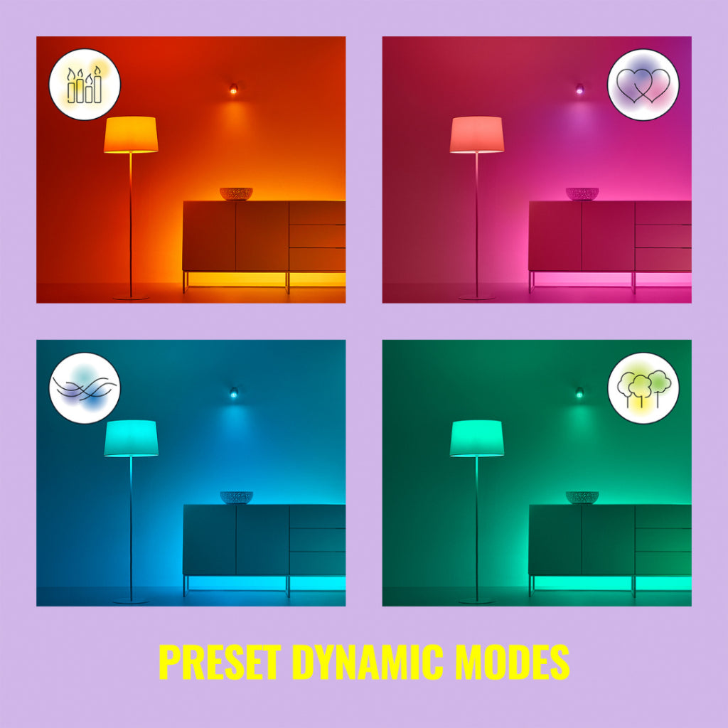 WiZ Squire Smart WiFi RGB Portable Dual Zone Table Lamp