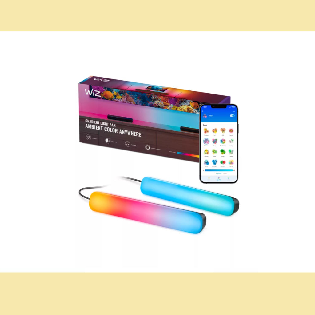 WiZ Smart Gradient Light Bars 30cm RGBIC Ambient Lighting