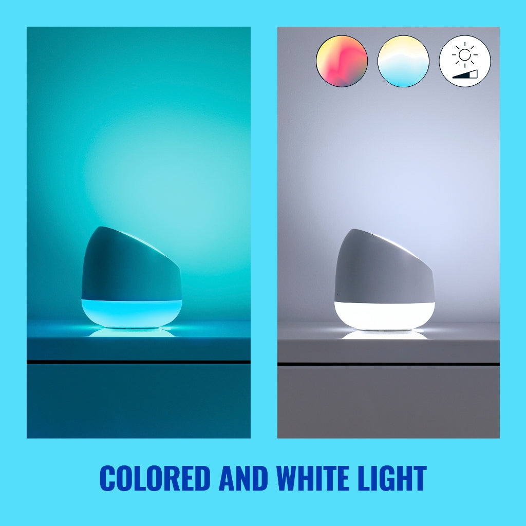 WiZ Squire Smart WiFi RGB Portable Dual Zone Table Lamp