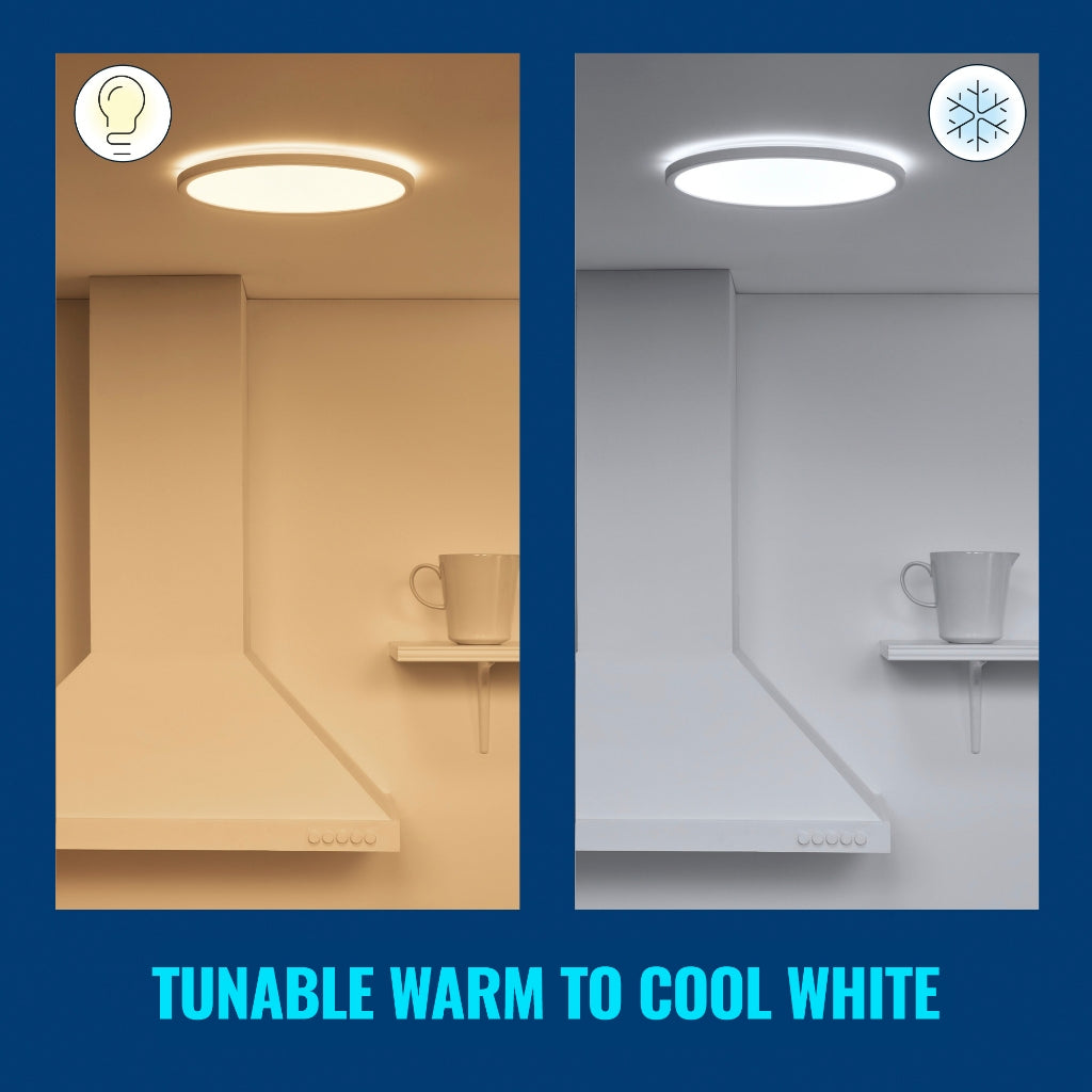 WiZ Smart WiFi SuperSlim Ceiling Light 16W 2700K to 6500K Warm White to Cool White
