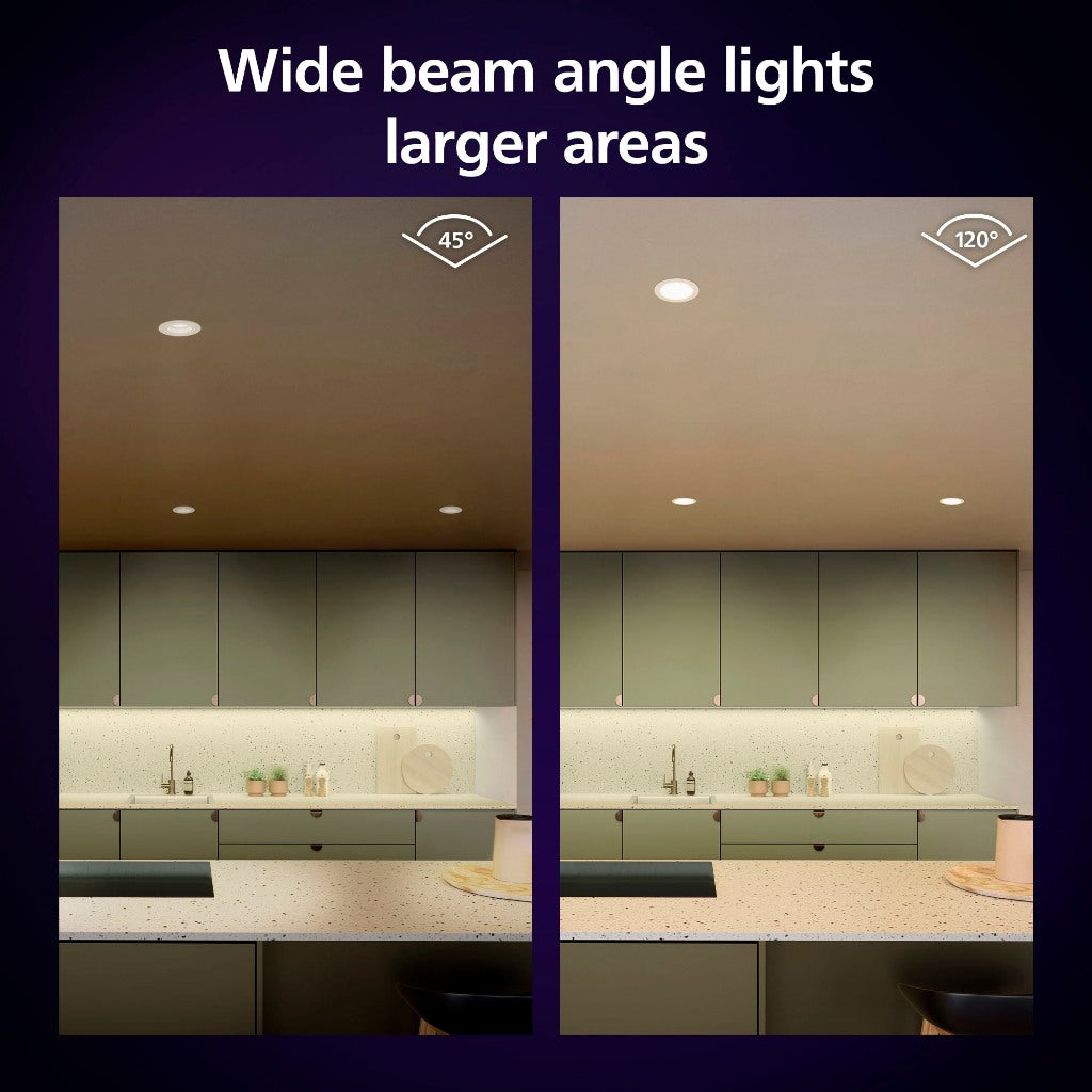 Philips Hue Smart Slim Downlight 90mm/170mm White & RGB Colour Ambience