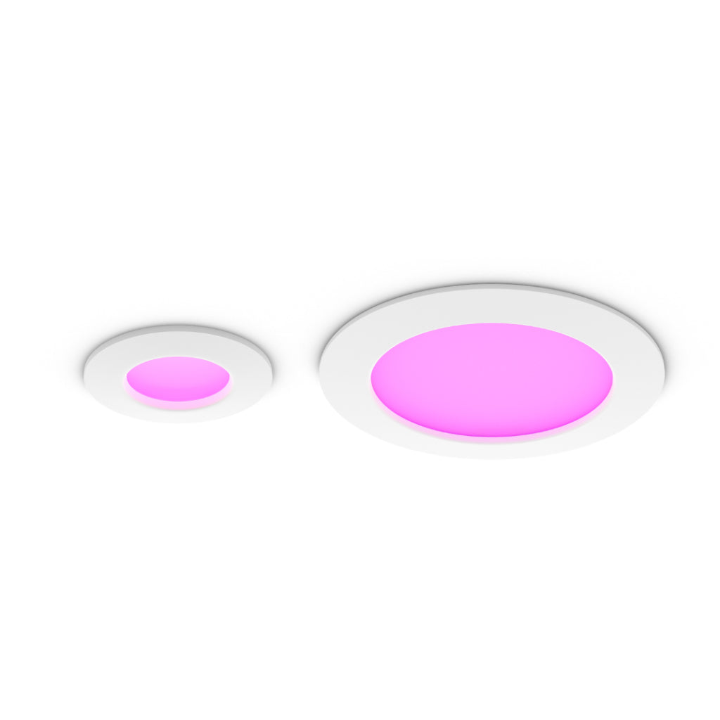 Philips Hue Smart Slim Downlight 90mm/170mm White & RGB Colour Ambience