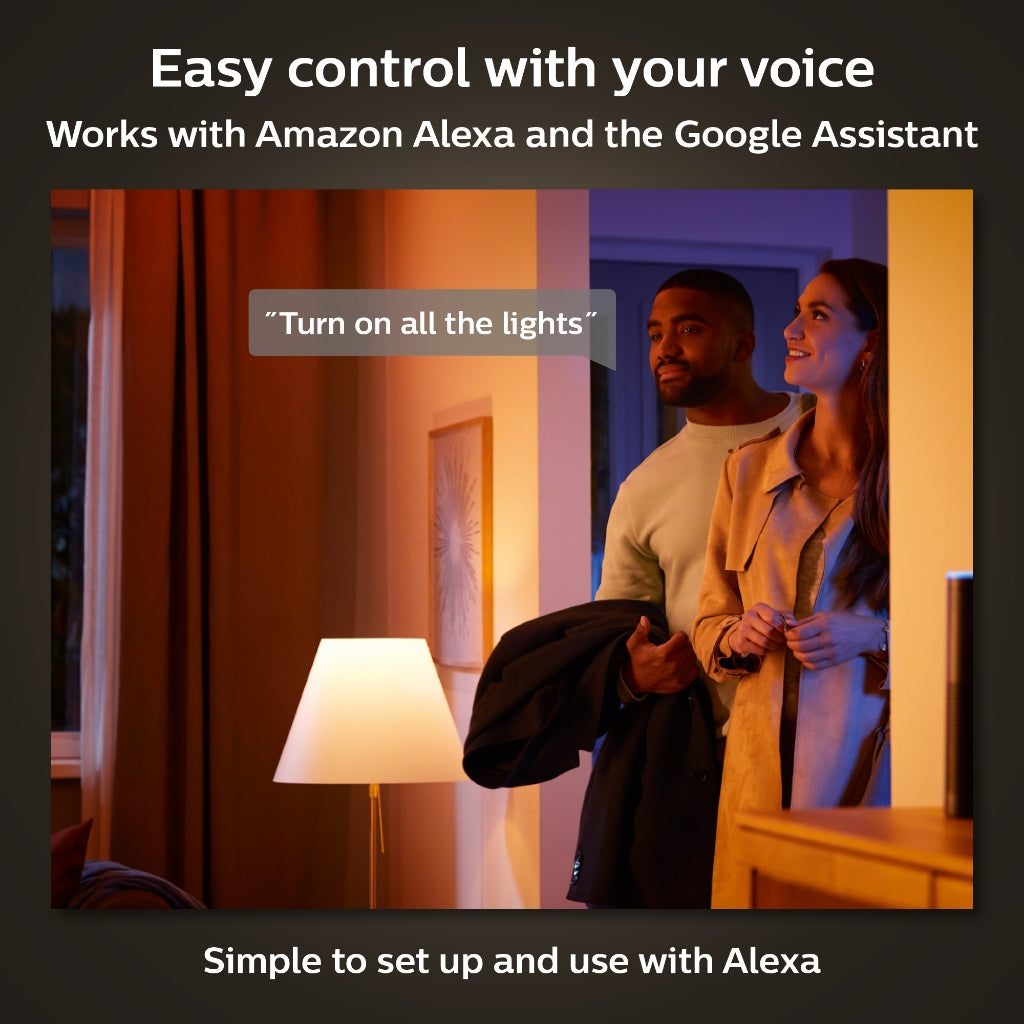 Philips Hue Datura Smart Ceiling Light Slim Design with Diffused Backlight