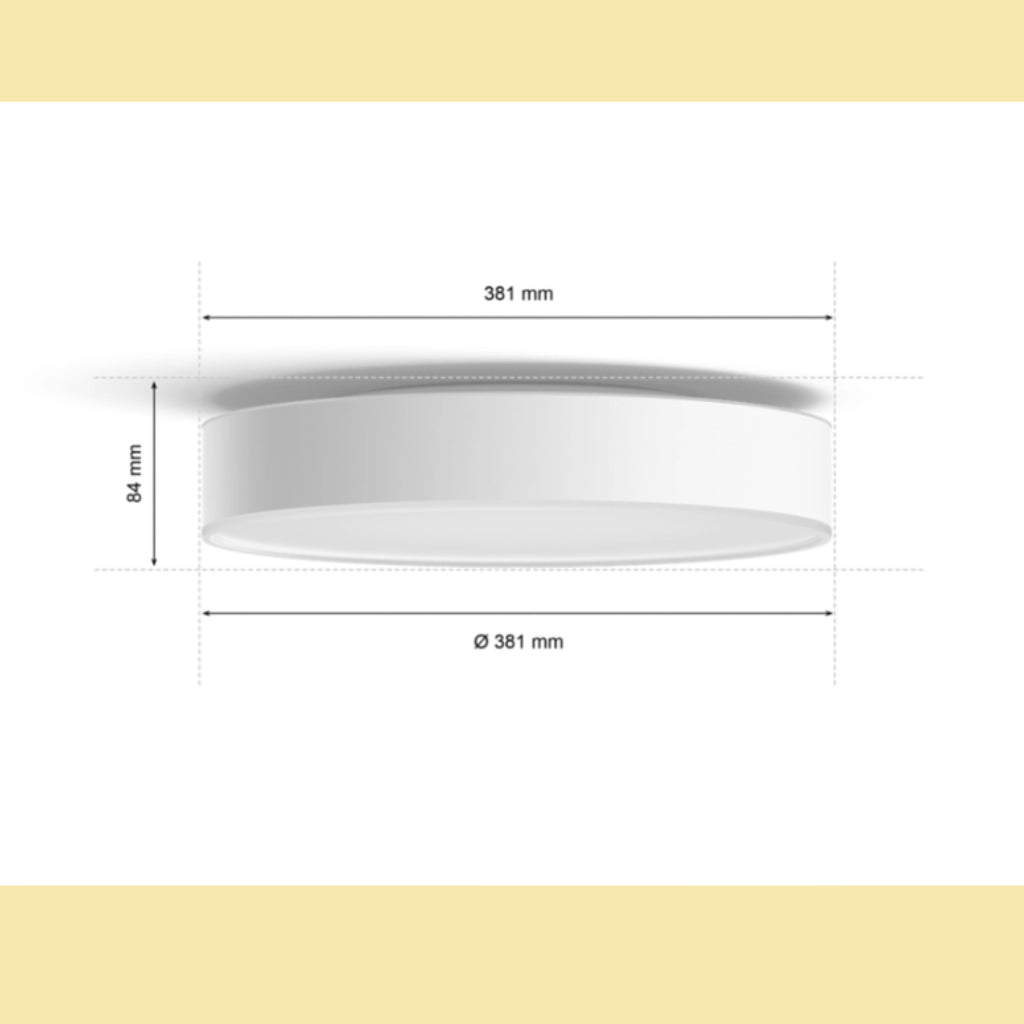 Philips Hue Devere White Ambience Medium Smart Ceiling Light
