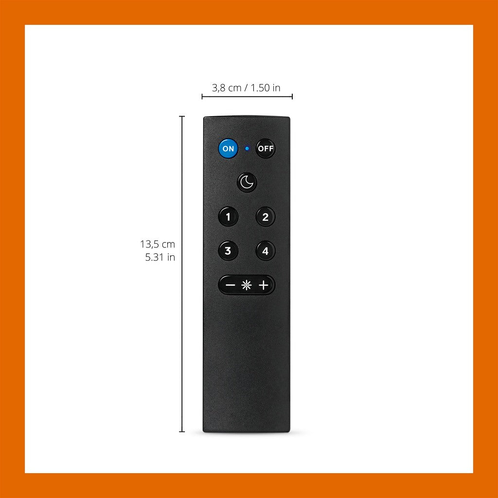 WiZ Smart WiFi Remote Control with batteries Turn Lights Brighten or Dim