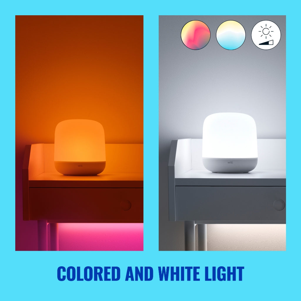 WiZ Hero Smart WiFi Dimmable Portable Table Lamp RGB
