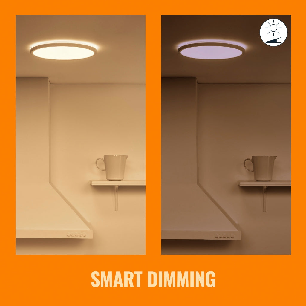 WiZ Smart WiFi SuperSlim Ceiling Light 16W 2700K to 6500K Warm White to Cool White