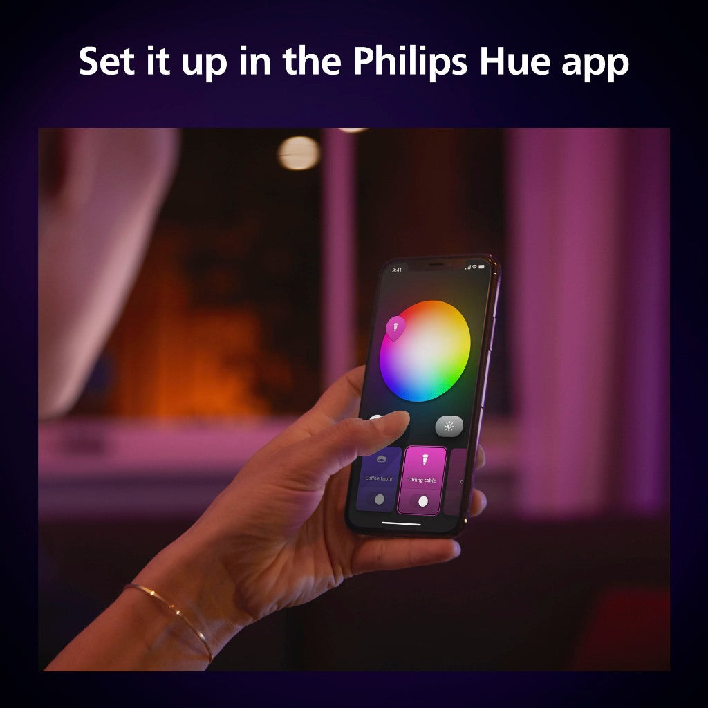 Philips Hue Smart Slim Downlight 90mm/170mm White & RGB Colour Ambience
