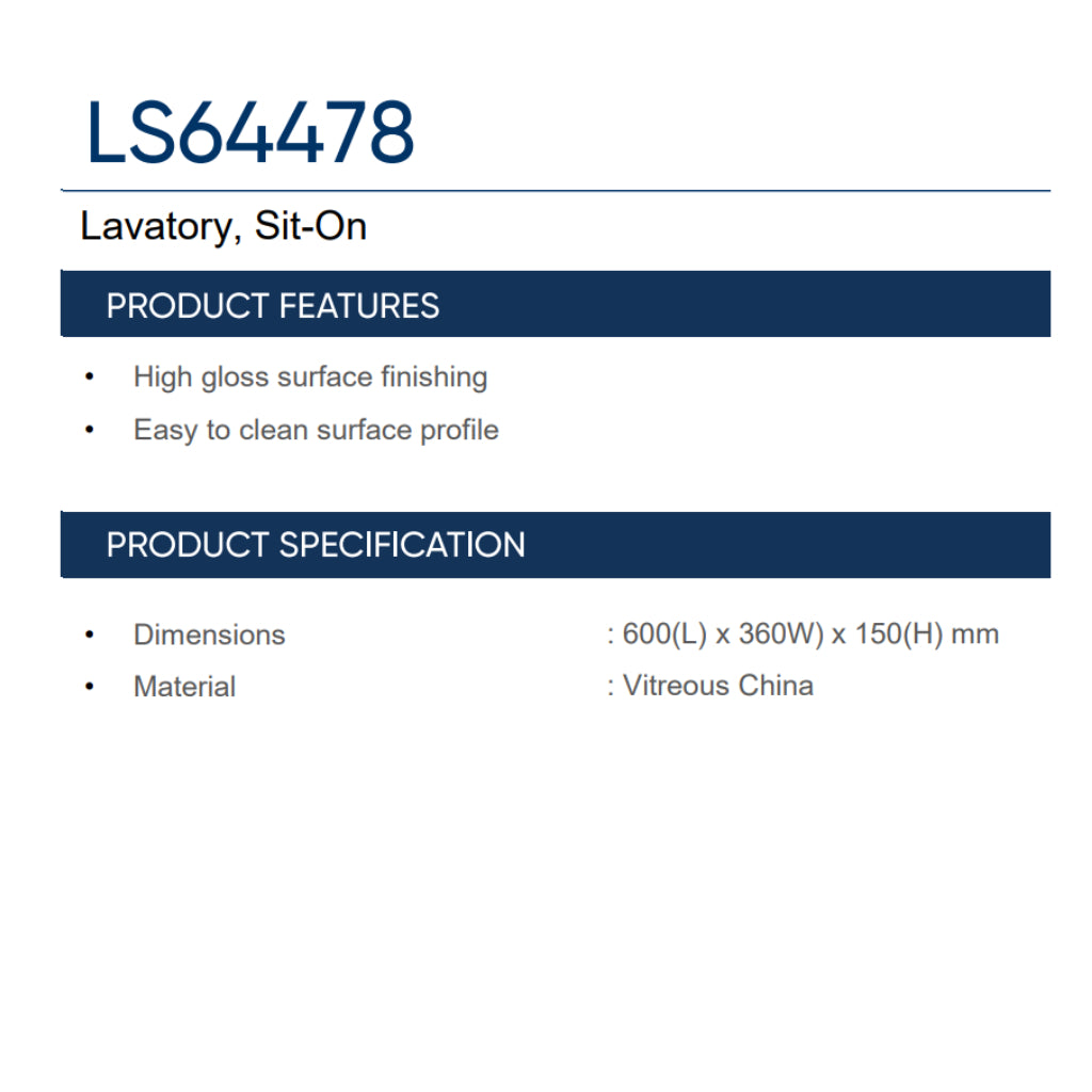 Rigel LS64478 Top-Mount Basin