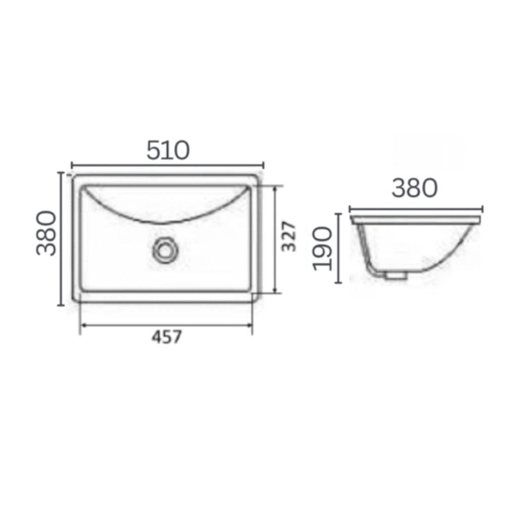 Rigel LU2120 Undermount Basin