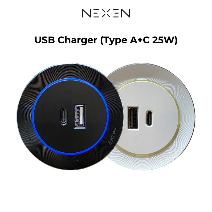 Nexen Black USB Charger (Type C)