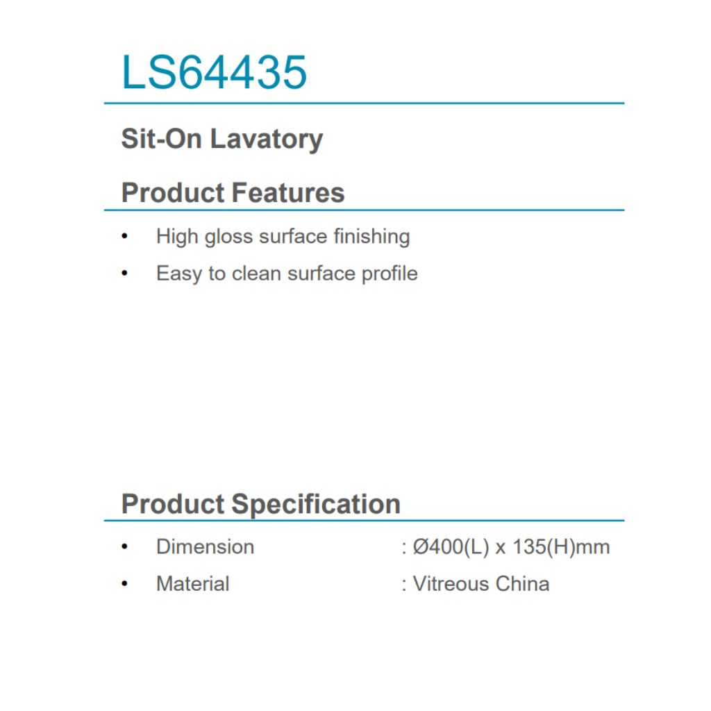 Rigel LS64435 Top-Mount Basin